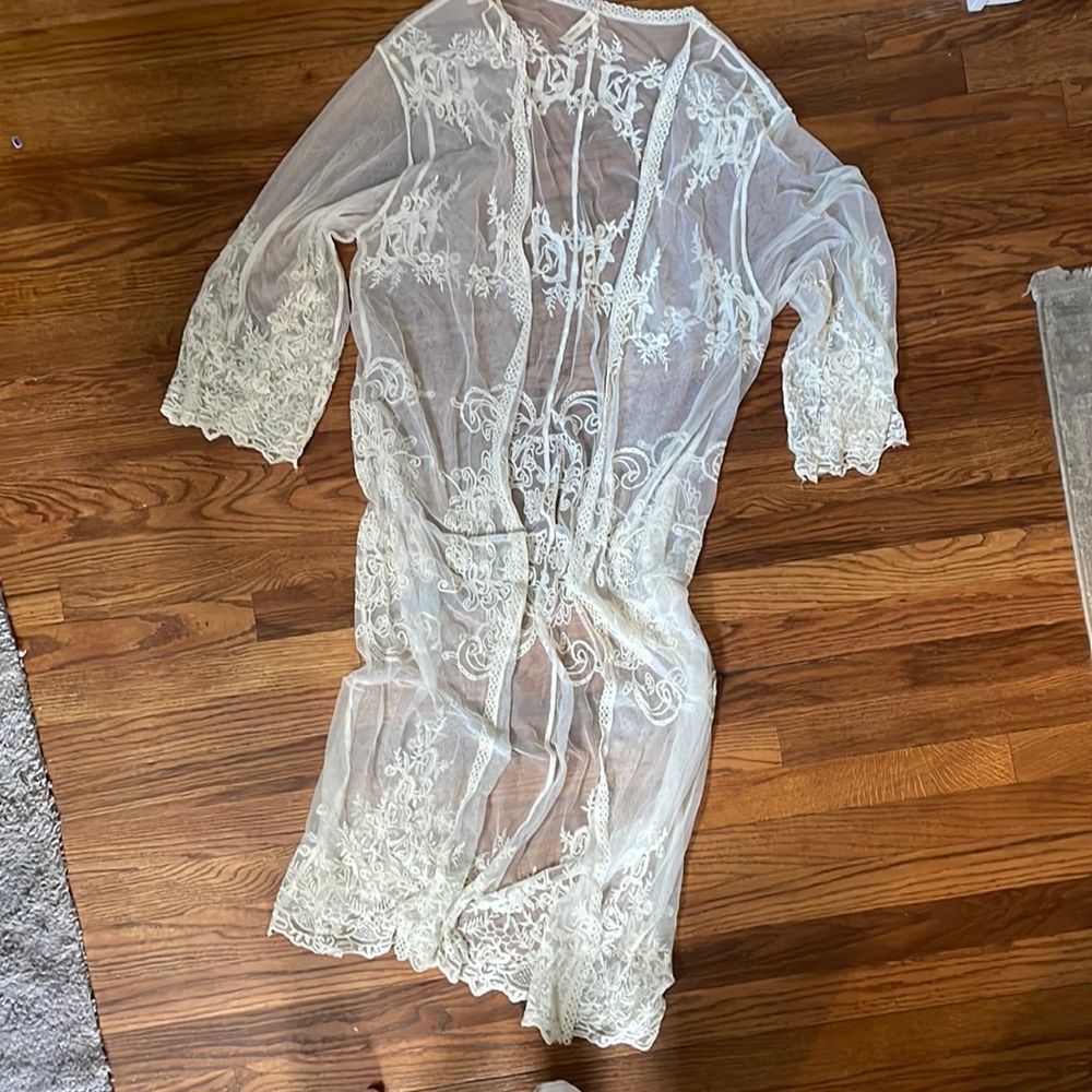 White robe cover